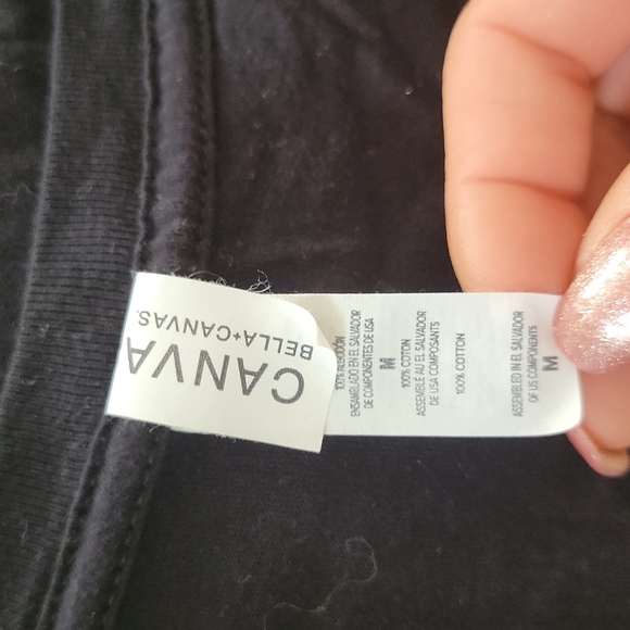 Canvas Macklemore and Ryan Lewis Shirt Size Medium Black - Picture 2 of 3